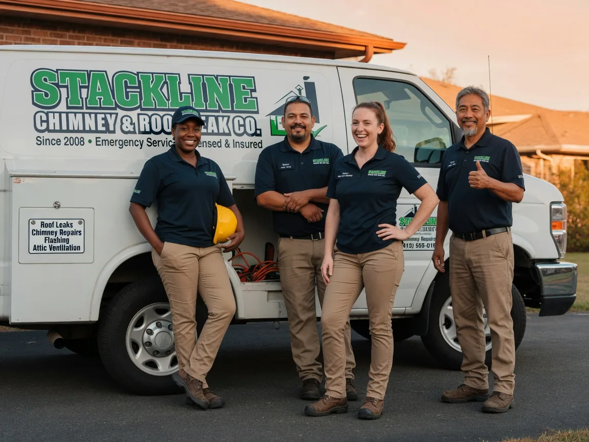 Chimney flashing repair company in Swink, OK